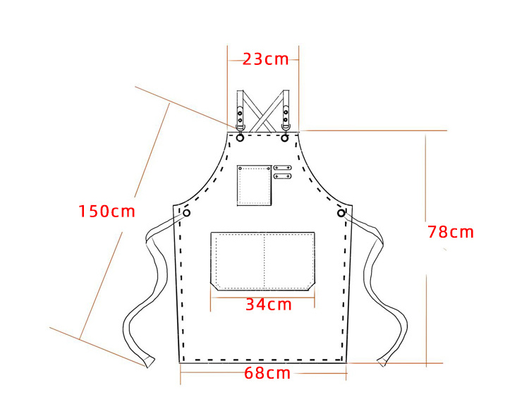 帆布圍裙,工作圍裙
